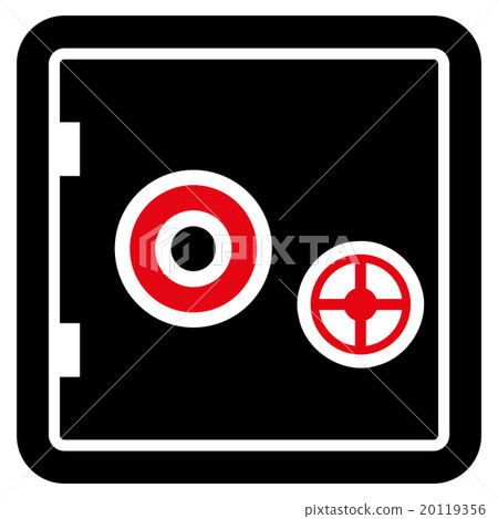 Bank Safe Flat Icon Bank Safe Flat Icon 20119356