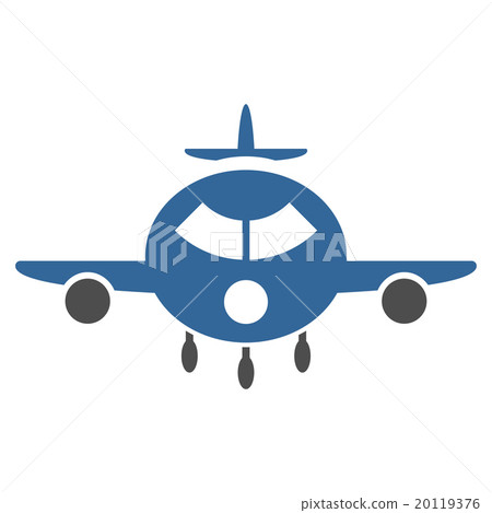 Cargo Aircraft Flat Icon - Stock Illustration [20119376] - PIXTA