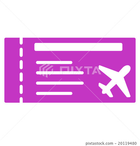 Airticket Flat Icon 20119480