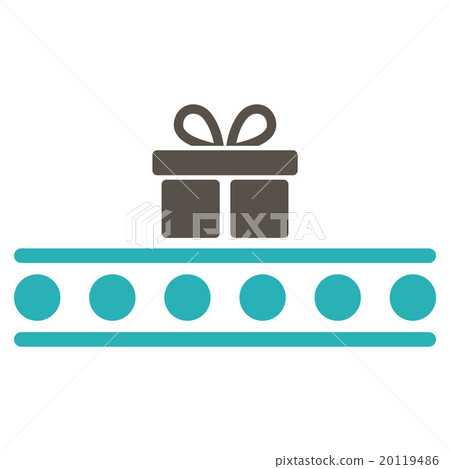 Baggage Transportation Flat Icon 20119486