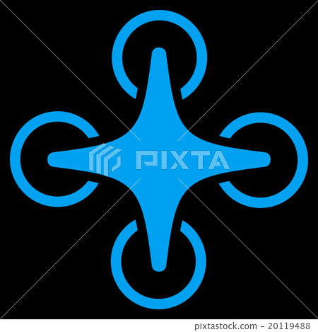 Nanocopter Flat Icon 20119488