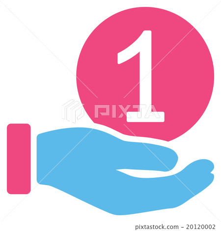 One Coin Payment Flat Icon 20120002