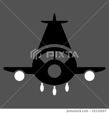 Cargo Plane Flat Icon - Stock Illustration [20120087] - PIXTA