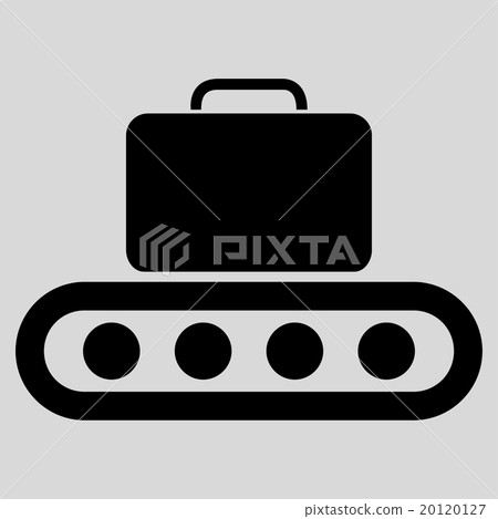 Baggage Conveyor Flat Icon Baggage Conveyor Flat Icon 20120127
