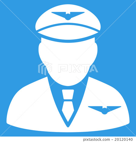 Pilot Flat Icon 20120140