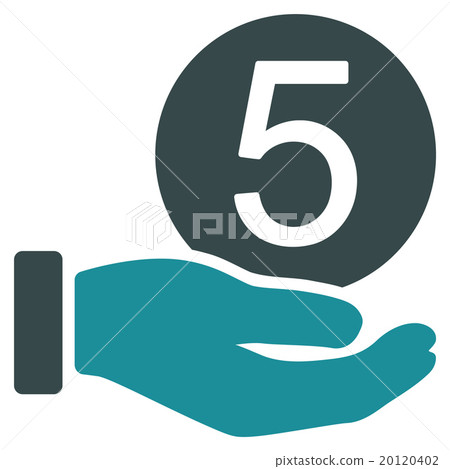 Five Cents Payment Flat Icon Five Cents Payment Flat Icon 20120402