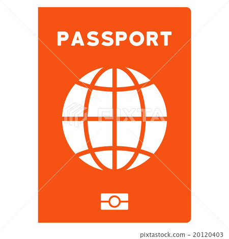 World Passport Flat Icon World Passport Flat Icon 20120403