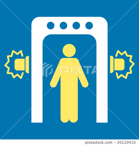 Passenger Screening Flat Icon Passenger Screening Flat Icon 20120410