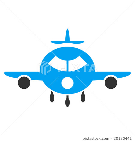 Cargo Aircraft Flat Icon 20120441
