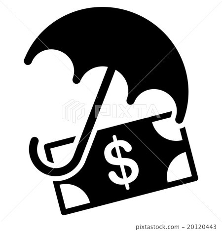 Financial Umbrella Flat Icon 20120443