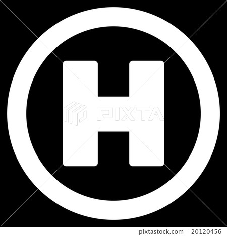 Helicopter Landing Flat Icon 20120456