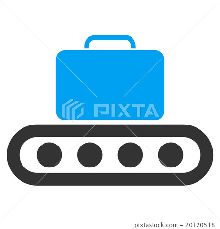 Baggage Conveyor Flat Icon Baggage Conveyor Flat Icon 20120518