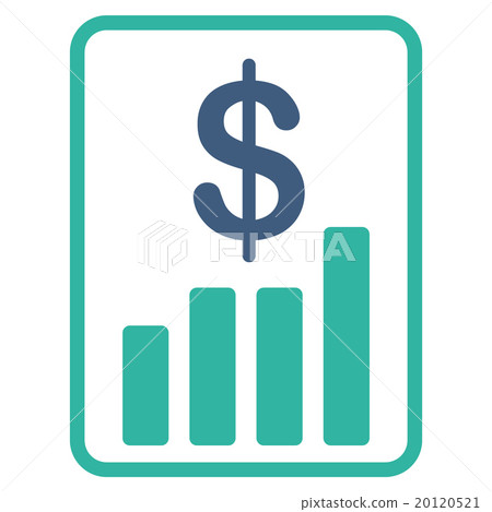 Financial Report Flat Icon 20120521