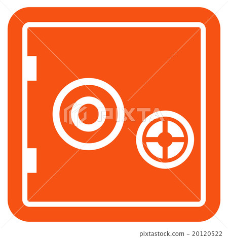 Bank Safe Flat Icon Bank Safe Flat Icon 20120522