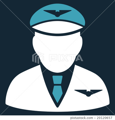 Pilot Flat Icon Pilot Flat Icon 20120657