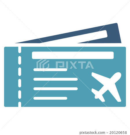 Airtickets Flat Icon Airtickets Flat Icon 20120658