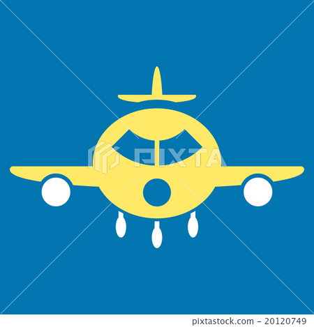 Cargo Aircraft Flat Icon - Stock Illustration [20120749] - PIXTA