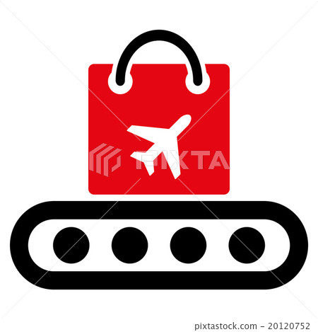 Baggage Conveyor Flat Icon Baggage Conveyor Flat Icon 20120752