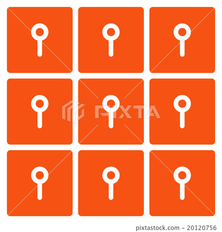 Lockers Flat Icon Lockers Flat Icon 20120756
