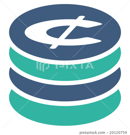 Cent Coins Flat Icon 20120759