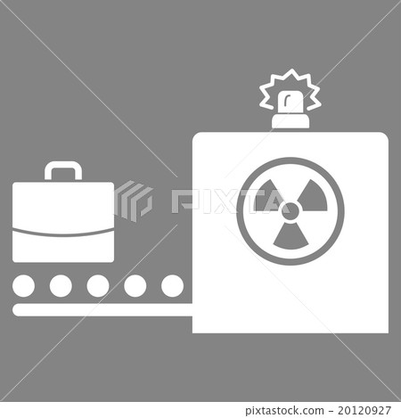 Baggage Screening Flat Icon Baggage Screening Flat Icon 20120927