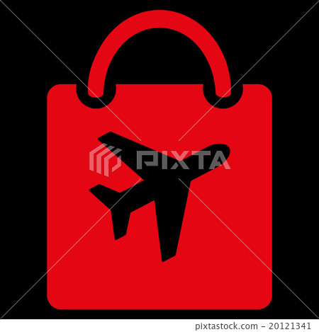 Duty Free Bag Flat Icon 20121341