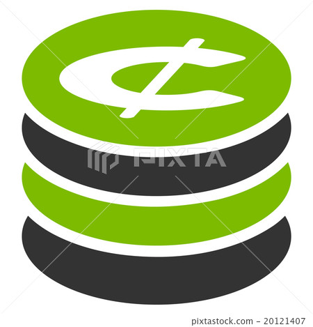 Cent Coins Flat Icon 20121407