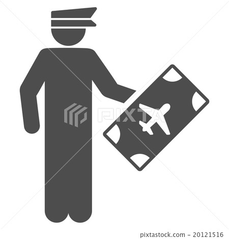 Officer Flat Icon 20121516