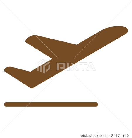 Airplane Departure Flat Icon 20121520
