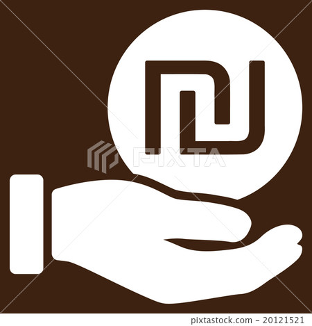 Shekel Coin Payment Flat Icon Shekel Coin Payment Flat Icon 20121521