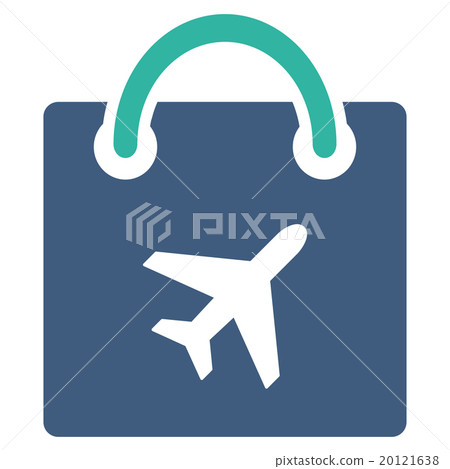 Duty Free Shopping Flat Icon Duty Free Shopping Flat Icon 20121638