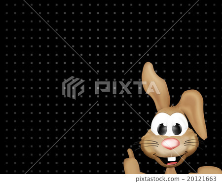 happy easter bunny black dots background happy easter bunny black dots background 20121663