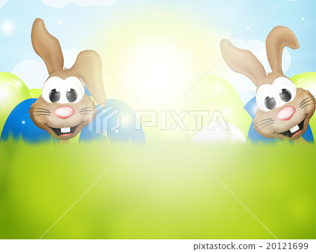 Happy easter bunnies Happy easter bunnies 20121699