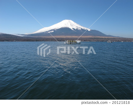 從山中湖看到的富士山 從山中湖看到的富士山 20121818