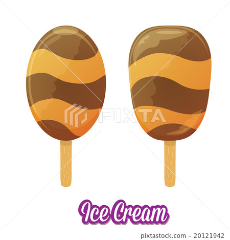 vector illustration of tasty ice cream  20121942
