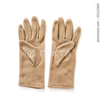 Isolated women's textile gloves, ladies fashion 20122864