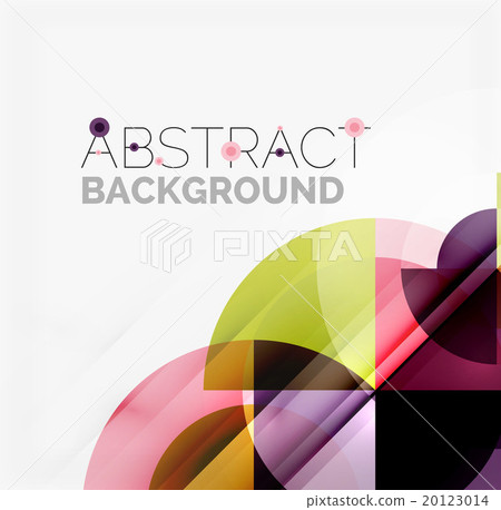 Geometric design abstract background - circles 20123014
