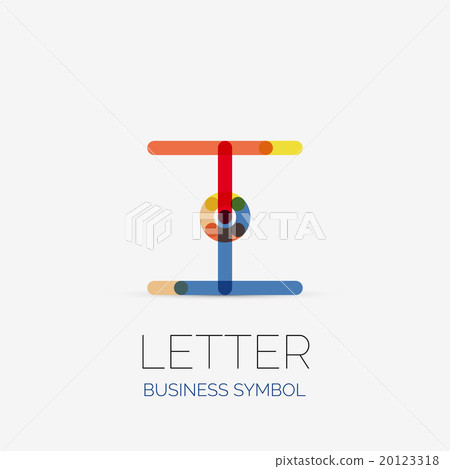 Minimalistic linear business icons, logos, made of Minimalistic linear business icons, logos, made of 20123318