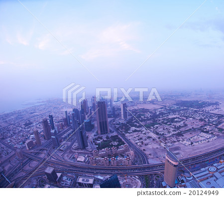 Dubai night skylin 20124949