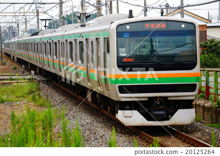 JR East E231 series train Utsuniya Line 20125264