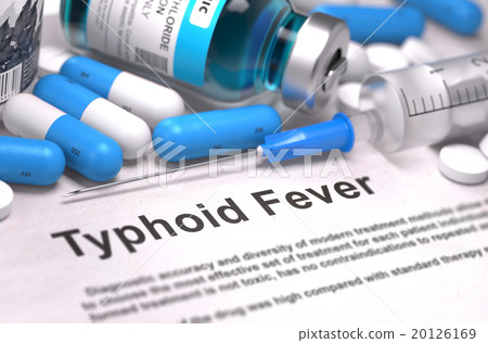 Diagnosis - Typhoid Fever. Medical Concept. 3D Diagnosis - Typhoid Fever. Medical Concept. 3D 20126169