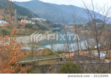 Yoshinogawa seen from the Yoshinogawa service area Yoshinogawa seen from the Yoshinogawa service area 20126990
