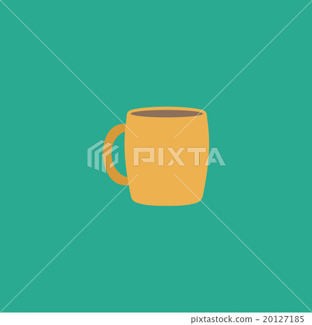 Tea cup flat icon 20127185
