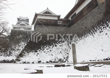 熊本城與大雪(本丸Goten) 熊本城與大雪(本丸Goten) 20127551