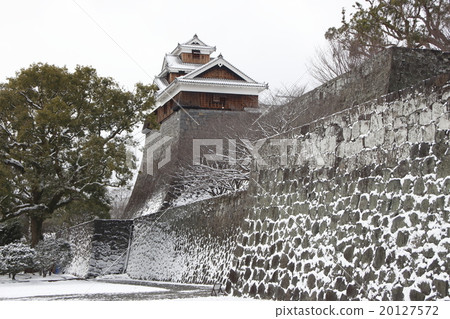大雪熊本城(飯田丸五層塔) 大雪熊本城(飯田丸五層塔) 20127572