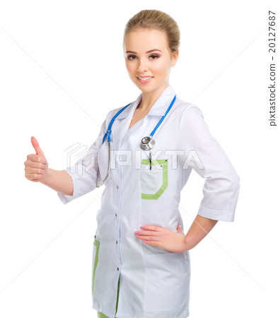 Young doctor isolated 20127687