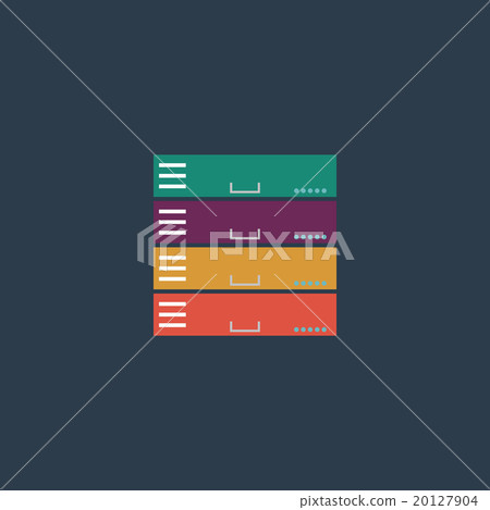 Computer Server icon, flat design Computer Server icon, flat design 20127904
