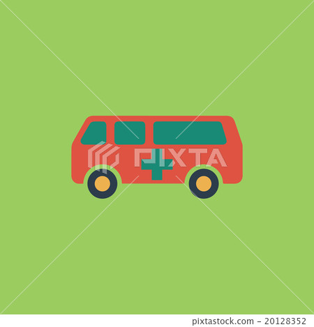 ambulance flat icon ambulance flat icon 20128352