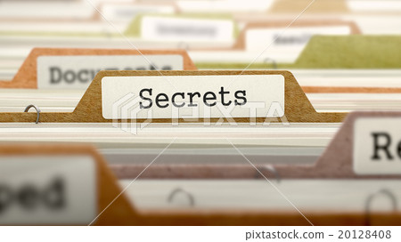 Folder in Catalog Marked as Secrets. 20128408