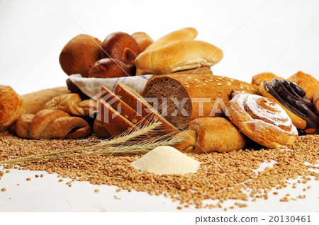 combination of pastries for bakery or market 20130461